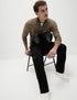 Cotton Rich Half Zip Jumper